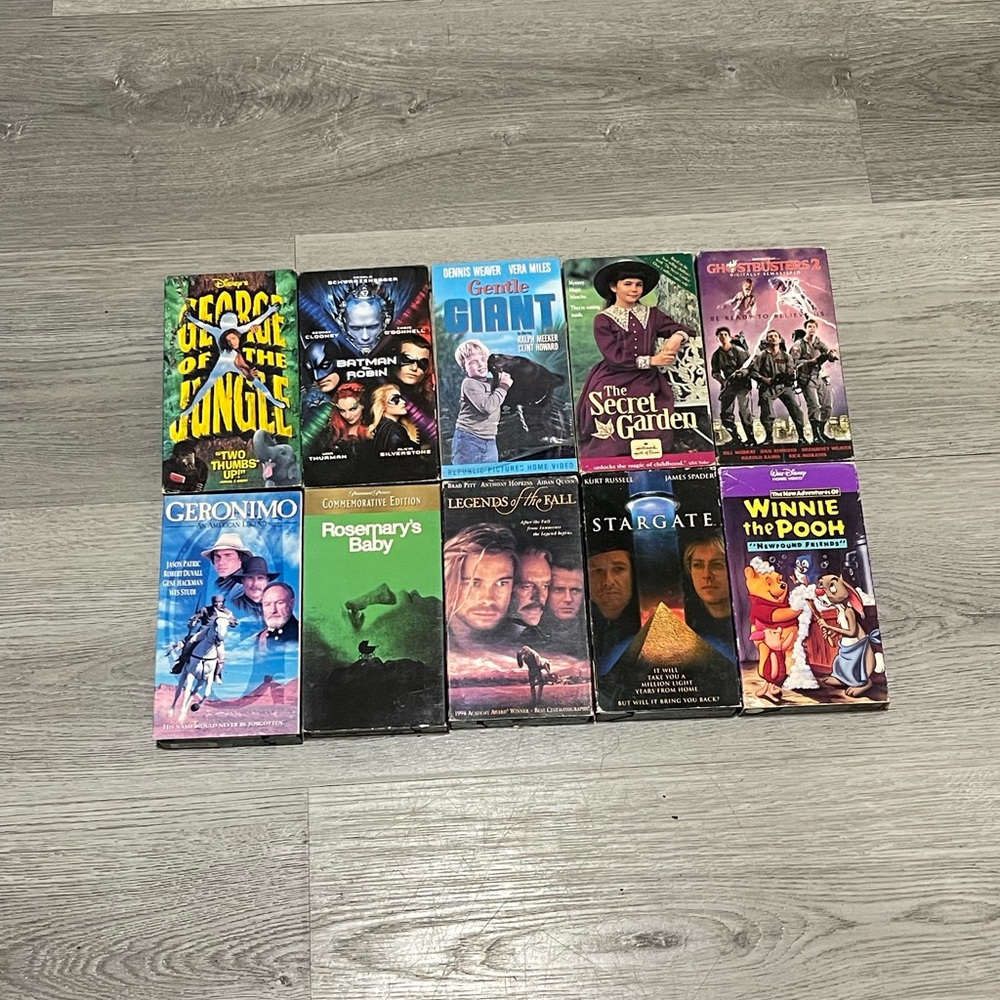 Vintage VHS Movie Collection